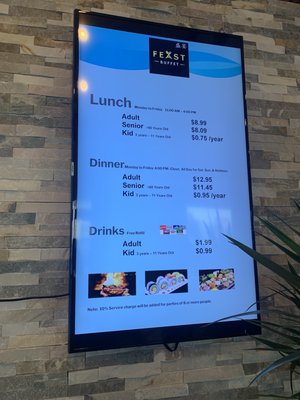Menu photo 8 Feast Buffet Orem, UT