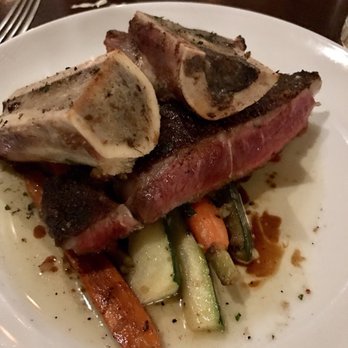 Open Range MT - Perfectly cooked ribeye with bone marrow - Steakhouses Near Me - Bozeman, Montana