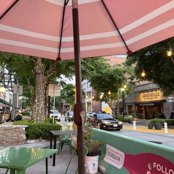 Knight Restaurant - outdoor seating area - Greek Near Me - Burbank, California Knight Restaurant - outdoor seating area - Greek Near Me - Burbank, California