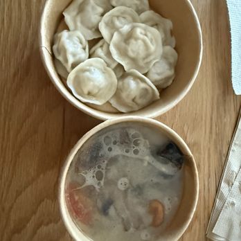 Multicook Multibar - Beef and pork dumpling and seafood Thai soup - Ukrainian Near Me - Los Angeles, California Multicook Multibar - Beef and pork dumpling and seafood Thai soup - Ukrainian Near Me - Los Angeles, California