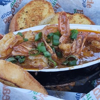Crabby's Oceanside - Bourbon Street Shrimp ...that sauce woowzers! - Seafood Near Me - Daytona Beach, Florida Crabby's Oceanside - Bourbon Street Shrimp ...that sauce woowzers! - Seafood Near Me - Daytona Beach, Florida
