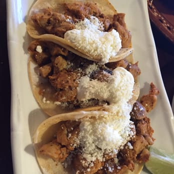 Miami River Cafe - Chicken tacos. Have to ask for creama and cheese extra. - Mexican Near Me - Miami, Florida Miami River Cafe - Chicken tacos. Have to ask for creama and cheese extra. - Mexican Near Me - Miami, Florida