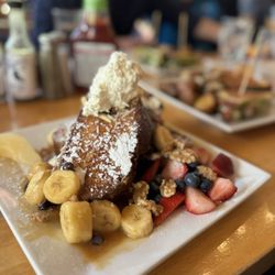 Portage Bay Cafe - South Lake Union - Bananas Foster French Toast (veg)
