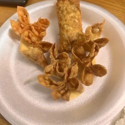 China Wok - Crab Rangoon and egg roll