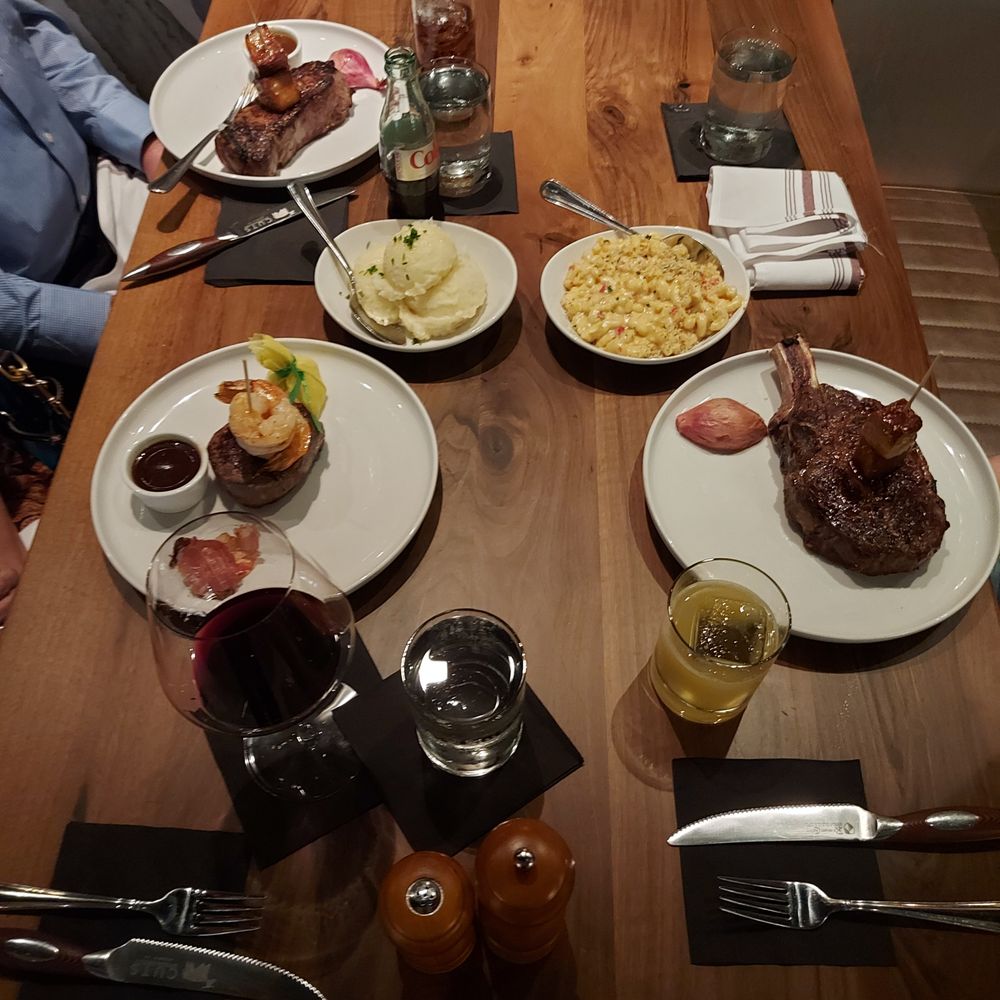 Cuts Steakhouse - Everone enjoyed their own cut, cooked to medium rare perfection. - Steakhouses Near Me - Suwanee, Georgia