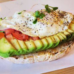 Avocado egg toast Avocado egg toast