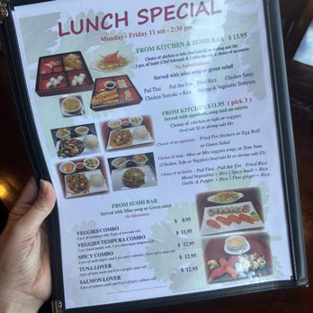 Fuji Thai - Lunch Special Menu - Thai Near Me - Buffalo Grove, Illinois