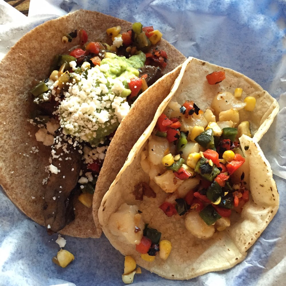 Tacodeli - Space Cowboy & Scallops taco. - Breakfast & Brunch Near Me - Austin, Texas Tacodeli - Space Cowboy & Scallops taco. - Breakfast & Brunch Near Me - Austin, Texas