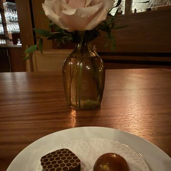 Napa Rose - Chocolates after dessert - American Near Me - Anaheim, California Napa Rose - Chocolates after dessert - American Near Me - Anaheim, California