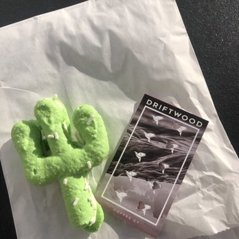 Driftwood Coffee - Punch card and a cactus macaroon. - Coffee & Tea Near Me - Peoria, Arizona
