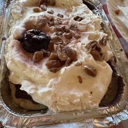 Banana split sundae tres leches Banana split sundae tres leches