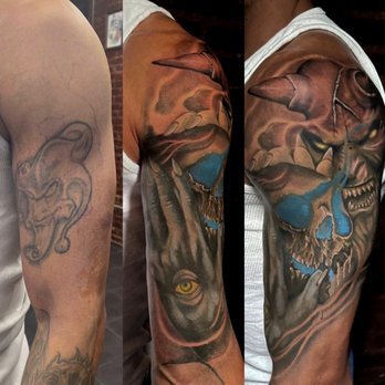 StayOnPoint Tattoo Studio - Before and after
Coverup tattoo by Dboi - Tattoo Near Me - Astoria, New York StayOnPoint Tattoo Studio - Before and after
Coverup tattoo by Dboi - Tattoo Near Me - Astoria, New York