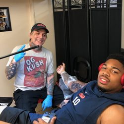 Oxford Social Club - Our Ole Miss Rebel #10 Quez Jones is in the house !