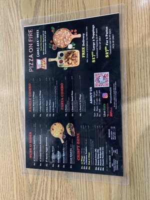 Menu photo 1 Pizza On Fire Toronto, ON