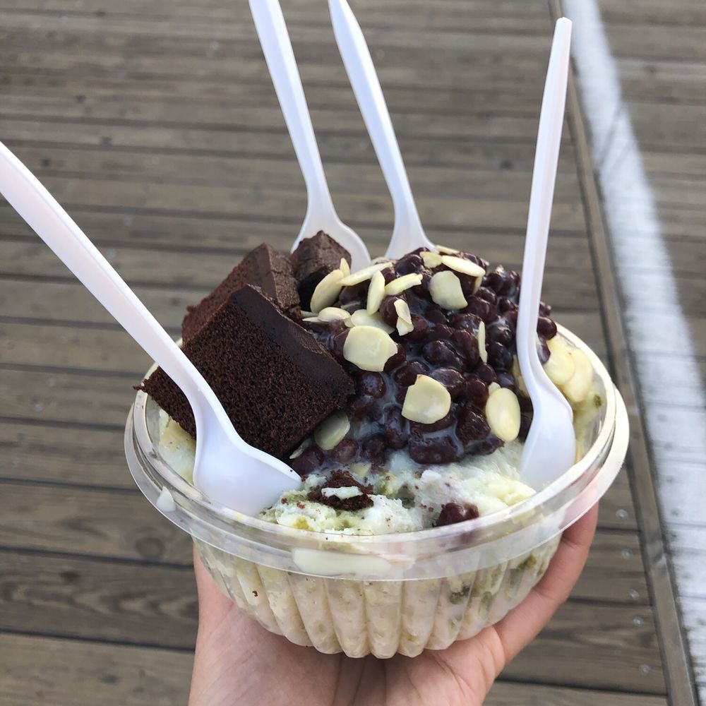 Snowberg - Green Tea Shaved Ice - Desserts Near Me - Ocean City, New Jersey Snowberg - Green Tea Shaved Ice - Desserts Near Me - Ocean City, New Jersey