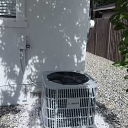 Fusion Heating and Cooling - New Bosch heat pump dual fuel installed.