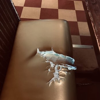 East Side Mario's - Torn bench - Italian Near Me - Scarborough, Ontario East Side Mario's - Torn bench - Italian Near Me - Scarborough, Ontario