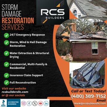 RCS Builders - Damage Restoration Near Me - Chandler, Arizona RCS Builders - Damage Restoration Near Me - Chandler, Arizona