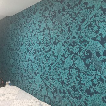Spencer Colgan - Wallpaper Installer - Finished wall paper job. - Wallpapering Near Me - Tampa, Florida Spencer Colgan - Wallpaper Installer - Finished wall paper job. - Wallpapering Near Me - Tampa, Florida