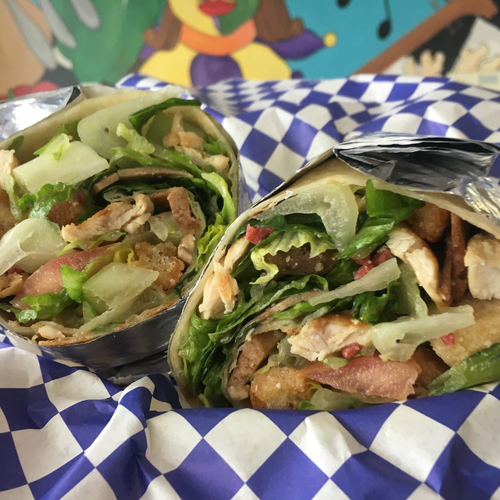 Jester's Fast Food - Chicken Caesar Wrap - Fast Food Near Me - Elgin, Illinois Jester's Fast Food - Chicken Caesar Wrap - Fast Food Near Me - Elgin, Illinois