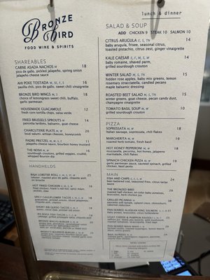Menu photo 4 Bronze Bird San Diego, CA Menu photo 4 Bronze Bird San Diego, CA