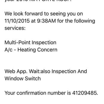 Peruzzi Nissan - The email confirmation that I requested state inspection and emission 3 days before my appointment. - Car Dealers Near Me - Fairless Hills, Pennsylvania Peruzzi Nissan - The email confirmation that I requested state inspection and emission 3 days before my appointment. - Car Dealers Near Me - Fairless Hills, Pennsylvania