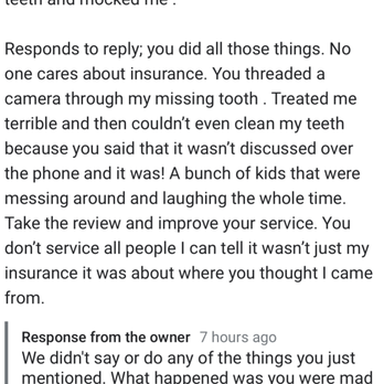 South Hill Dental - Come on no one is being untruthful here. What kind of response is that to bad behavior - General Dentistry Near Me - Puyallup, Washington South Hill Dental - Come on no one is being untruthful here. What kind of response is that to bad behavior - General Dentistry Near Me - Puyallup, Washington