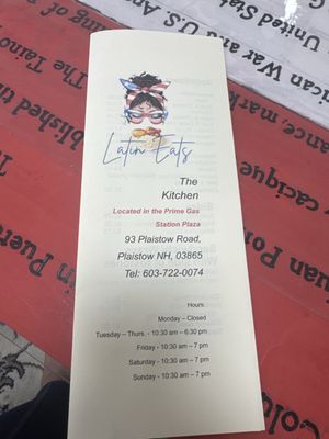 Menu photo 1 Latin Eats Plaistow, NH