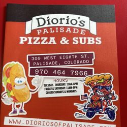 Diorio's of Palisade - Menu June, 2024