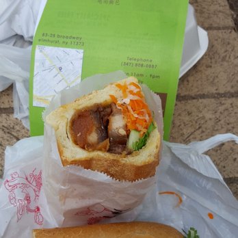 JoJu - Massive banh mi- pork belly and veggies - Coffee & Tea Near Me - Elmhurst, New York JoJu - Massive banh mi- pork belly and veggies - Coffee & Tea Near Me - Elmhurst, New York