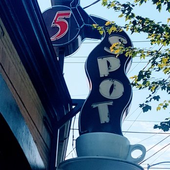5 Spot - Iconic exterior sign...so glad they've reopened! (8/1/22) - American Near Me - Seattle, Washington 5 Spot - Iconic exterior sign...so glad they've reopened! (8/1/22) - American Near Me - Seattle, Washington