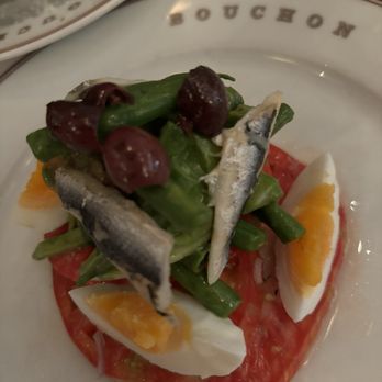 Bouchon - Tomato and haricot salad - French Near Me - Yountville, California