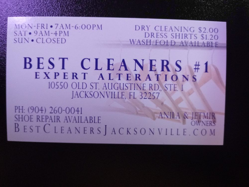 BEST CLEANERS Updated August 2024 10550 Old Saint Augustine Rd