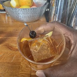 Old Fashioned with stamp and excellent service from Ryan