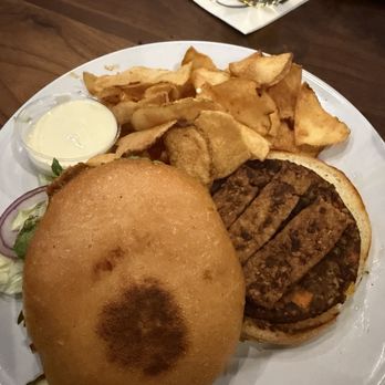 The Hideout - Veggie burger and fries - Cocktail Bars Near Me - Aptos, California The Hideout - Veggie burger and fries - Cocktail Bars Near Me - Aptos, California