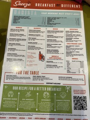 Menu photo 8 Snooze, an A.M. Eatery Houston, TX