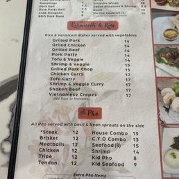Menu Menu