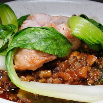 Firstborn - Sweetbreads pig's trotter ragu, barley, bok choy - Chinese Near Me - Los Angeles, California
