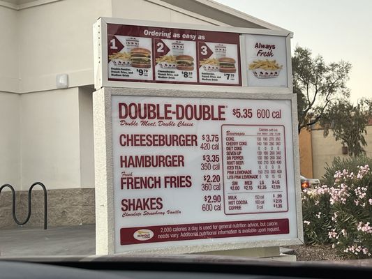 Menu photo 2 In-N-Out Burger Avondale, AZ