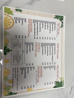 Menu photo 2 Hello Tea House Knoxville, TN Menu photo 2 Hello Tea House Knoxville, TN