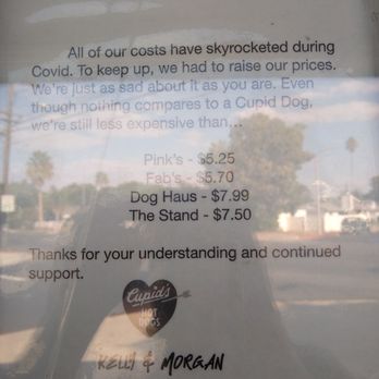 Cupid's Hot Dogs - New prices - Hot Dogs Near Me - Winnetka, California Cupid's Hot Dogs - New prices - Hot Dogs Near Me - Winnetka, California