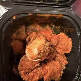 One of the three boxes from Flight of Saucy Bites