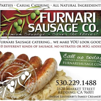 Furnari Sausage Company - a picture of a sausage - Meat Shops Near Me - Redding, California Furnari Sausage Company - a picture of a sausage - Meat Shops Near Me - Redding, California