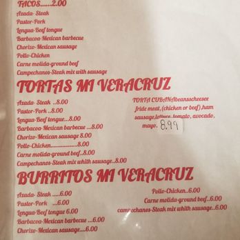 Taqueria y Antojitos Mi Veracruz.
