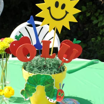 Fiesta Creations - "The Very Hungry Caterpillar" centerpieces - Party & Event Planning Near Me - Los Angeles, California Fiesta Creations - "The Very Hungry Caterpillar" centerpieces - Party & Event Planning Near Me - Los Angeles, California