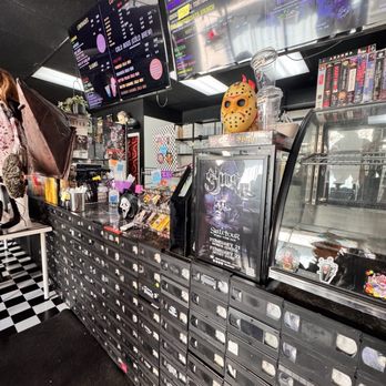 Coffinated Coffee - So cute! Love the VHS - Coffee & Tea Near Me - La Puente, California