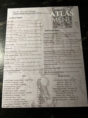 Menu photo 2 Atlas Fort Worth Fort Worth, TX