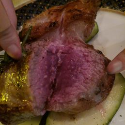 They told me "it's medium" and then they told me "this lamb is from another country so it's harder to cook"...