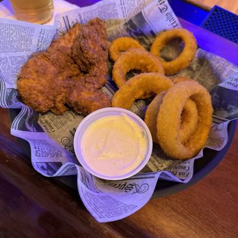 Legends Bar & Grille - Chicken tenders, onion rings and ranch - Bars Near Me - Muskegon, Michigan Legends Bar & Grille - Chicken tenders, onion rings and ranch - Bars Near Me - Muskegon, Michigan