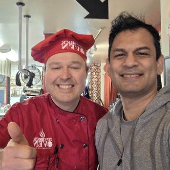 TinyBrickOven - Will, owner and me. - Pizza Near Me - Baltimore, Maryland